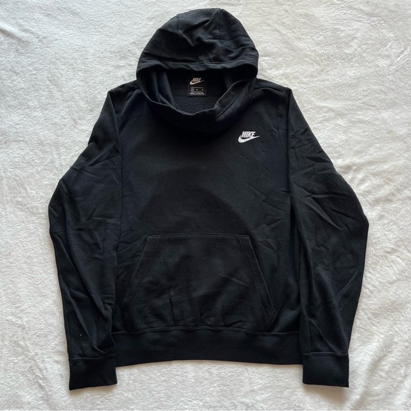 Nike Funnel-Neck Hoodie - Medium, Black - Picture 9 of 9